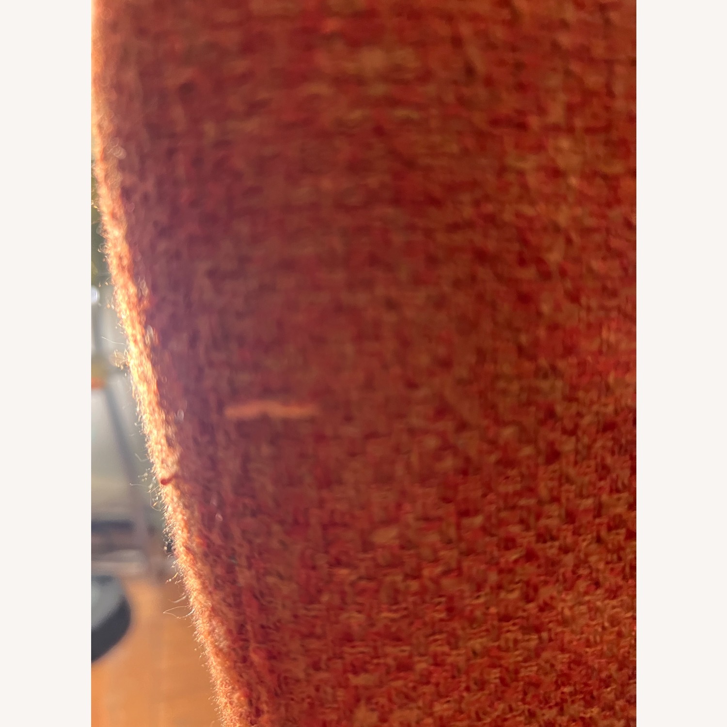 Joybird Hughes Orange Fabric 3+ Seater Sofa - image-4