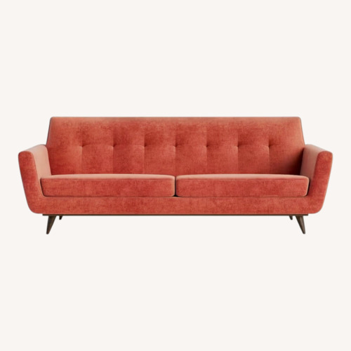 Used Joybird Hughes Orange Fabric 3+ Seater Sofa for sale on AptDeco
