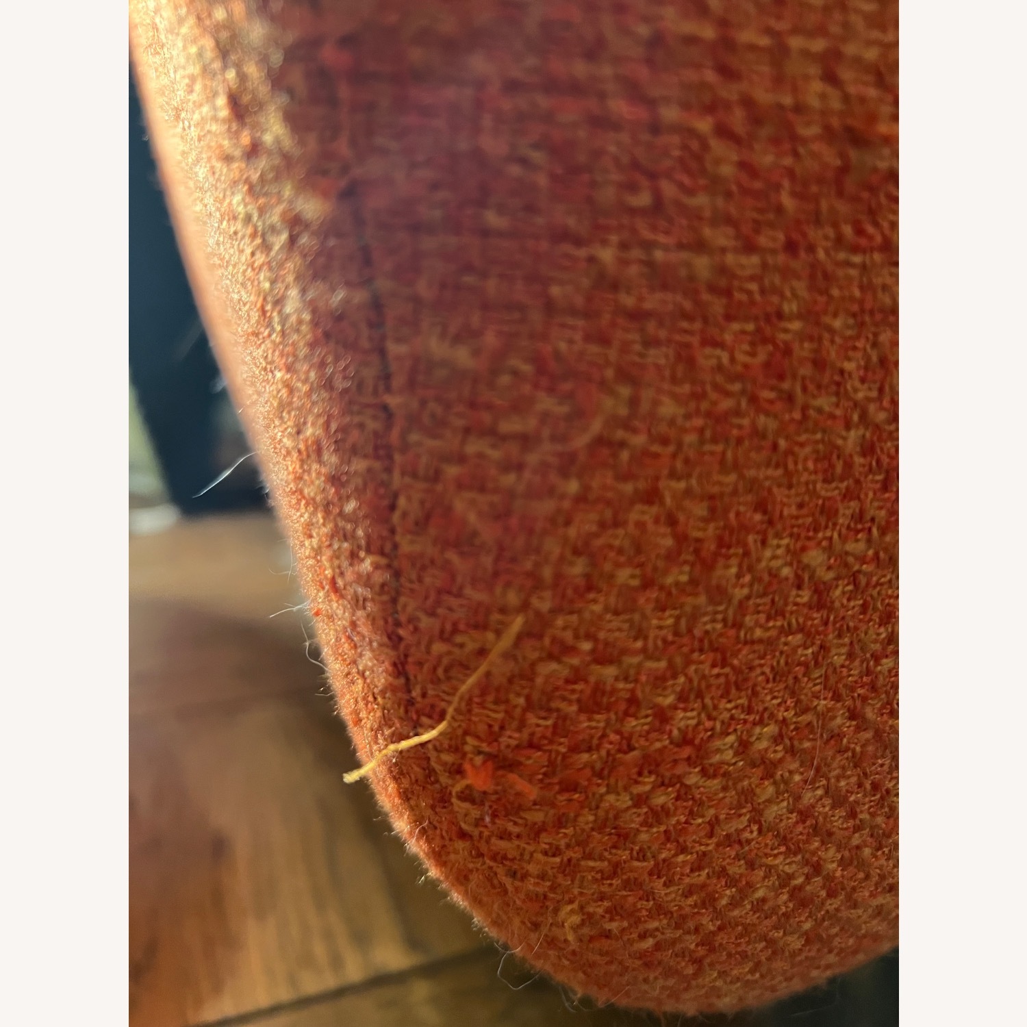 Joybird Hughes Orange Fabric 3+ Seater Sofa - image-5