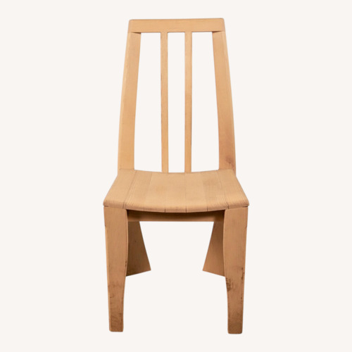 Used Vintage/Antique Finds Natural Wood Accent Chair for sale on AptDeco