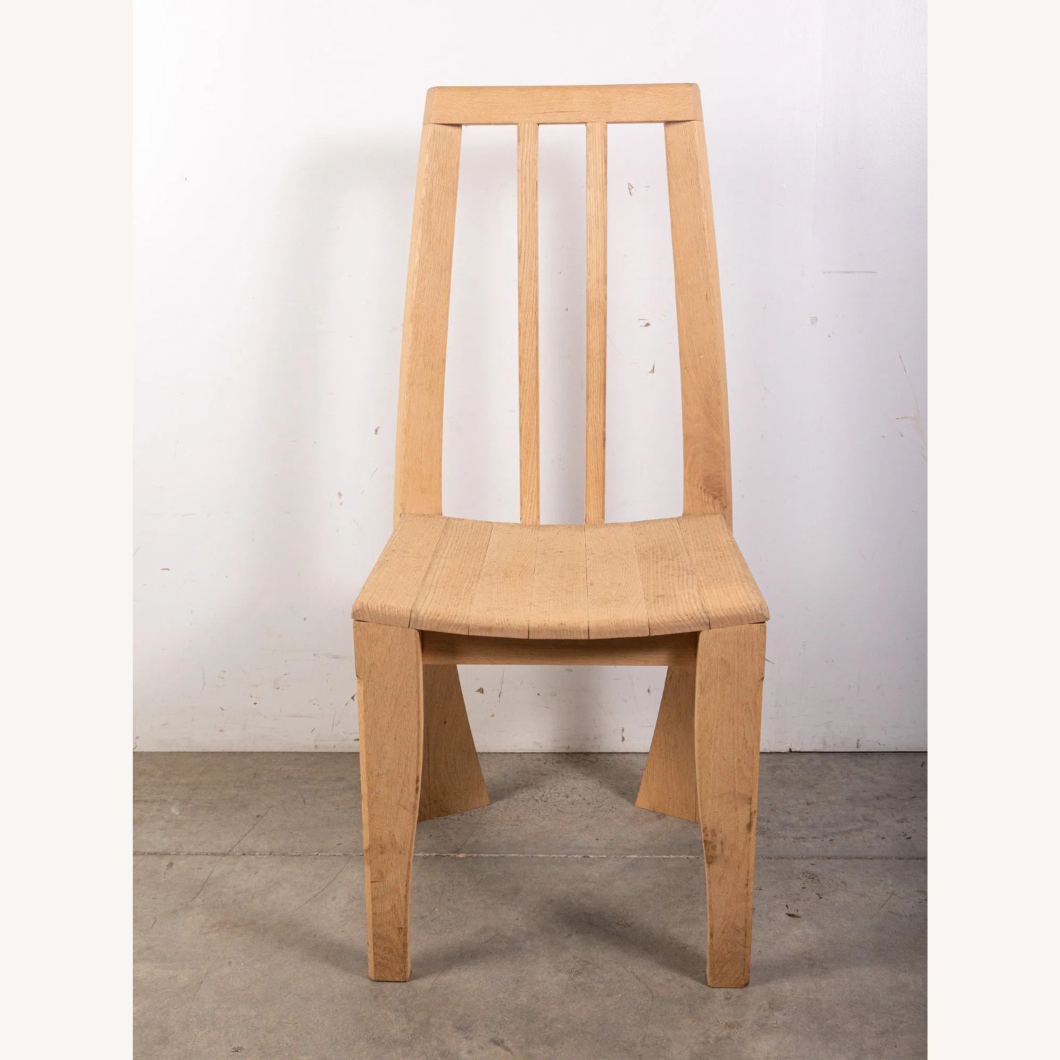 Vintage/Antique Finds Natural Wood Accent Chair - image-1