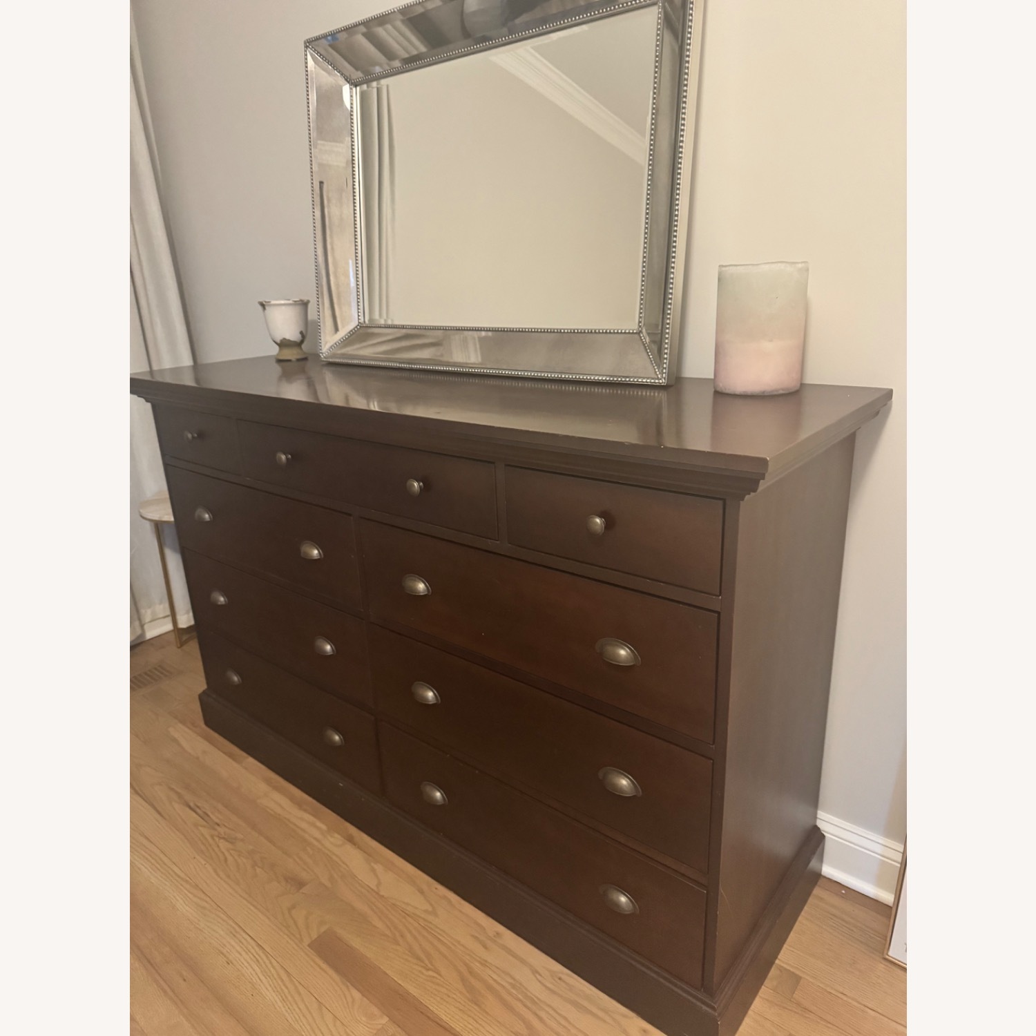 Handsome Solid Oak Dresser 66 L x 21 x 41 - image-3