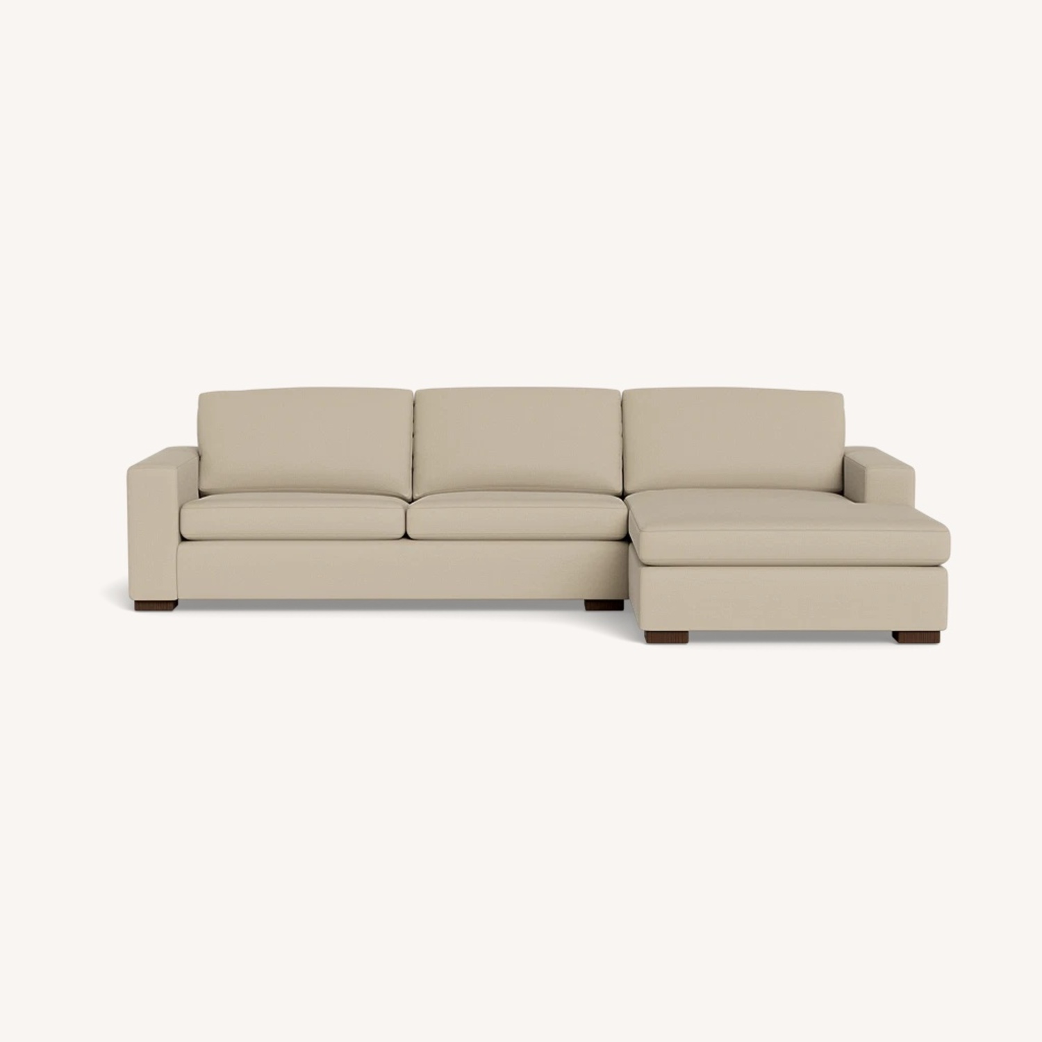 Albany Park Barton Natural Fabric 2 Piece Sectional - image-4