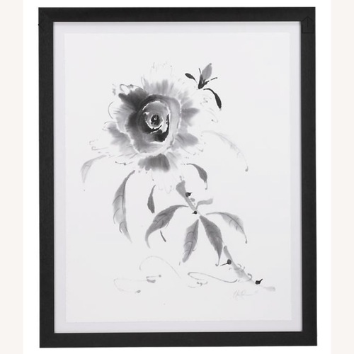 Used Crate & Barrel  Study in Ink - Rose Print for sale on AptDeco