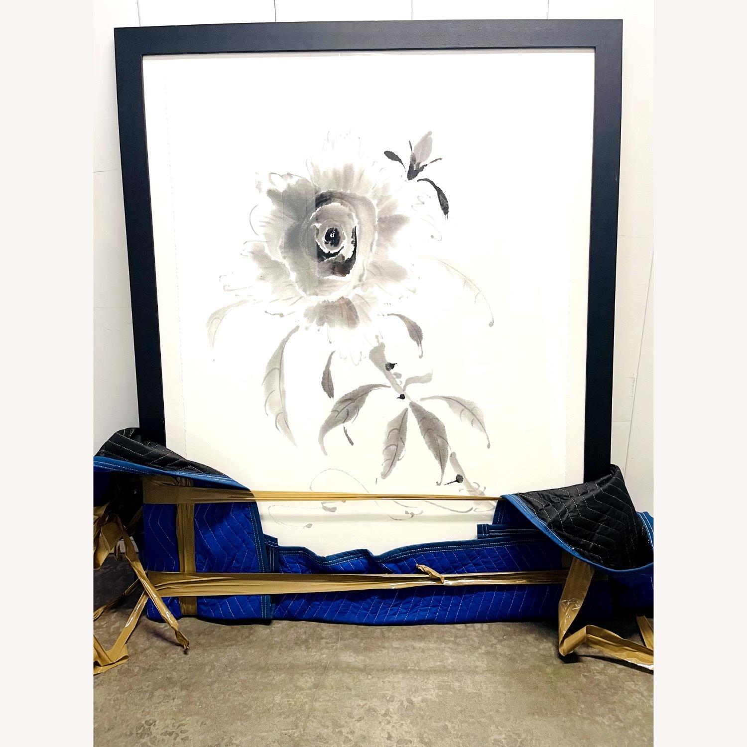 Crate & Barrel  Study in Ink - Rose Print - image-4