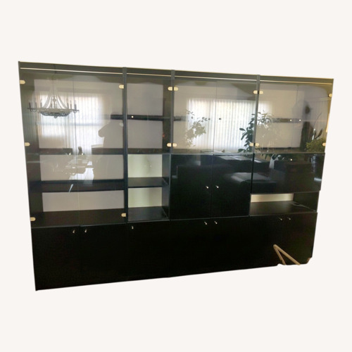 Used Empire Black Lacquer Wall Unit for sale on AptDeco