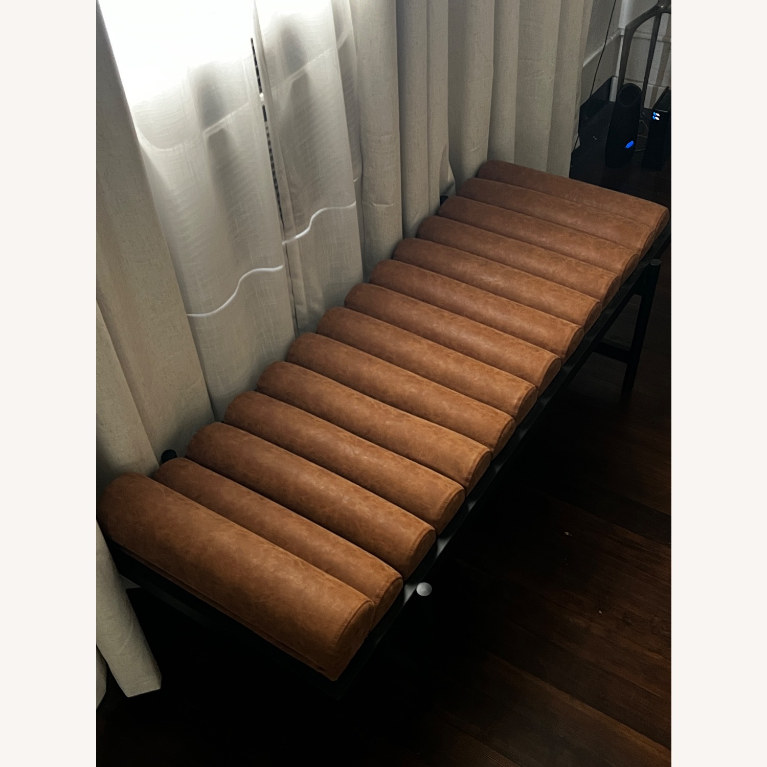TOV Modern Leather Daybed Bench - image-2