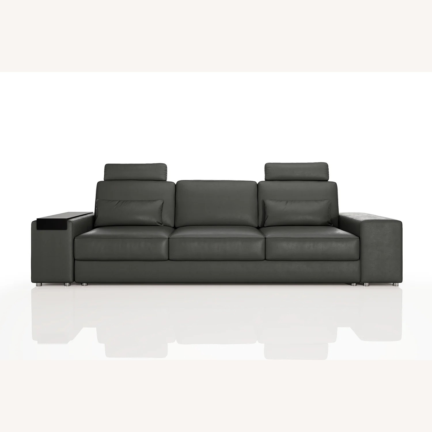 Los Angeles Modern 3 Seater Buffalo Full Leather - image-1
