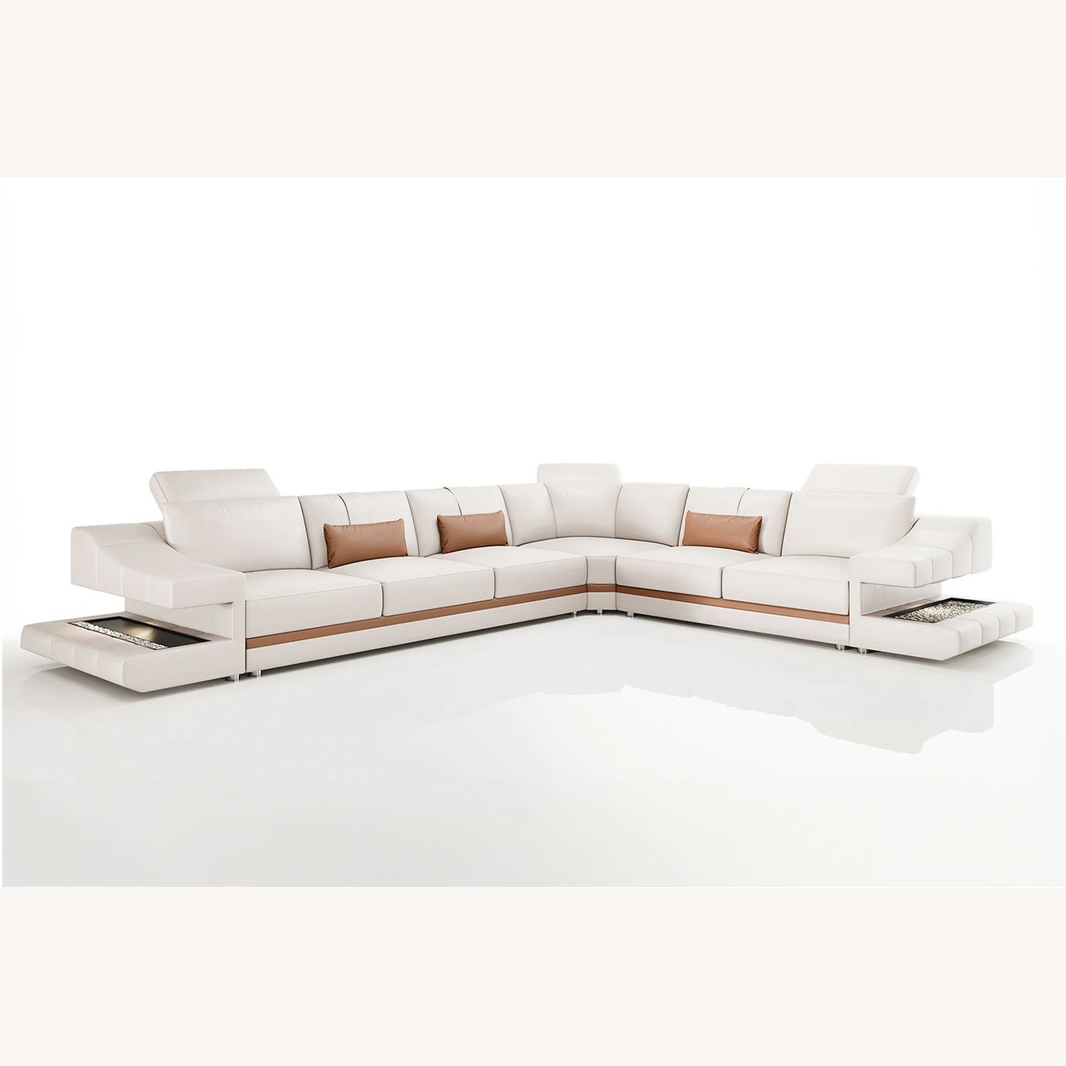 Chicago Leather L-Sectional  - image-1