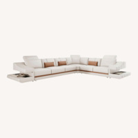 Chicago Leather L-Sectional 