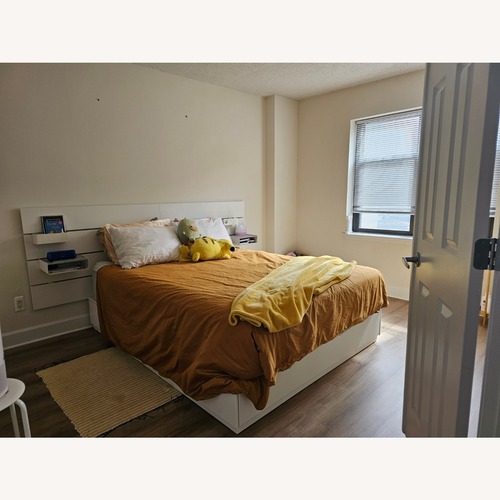 Used IKEA Nordli Queen Size Bed With Storage for sale on AptDeco