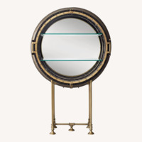 Restoration Hardware Porthole Bar Cabinet