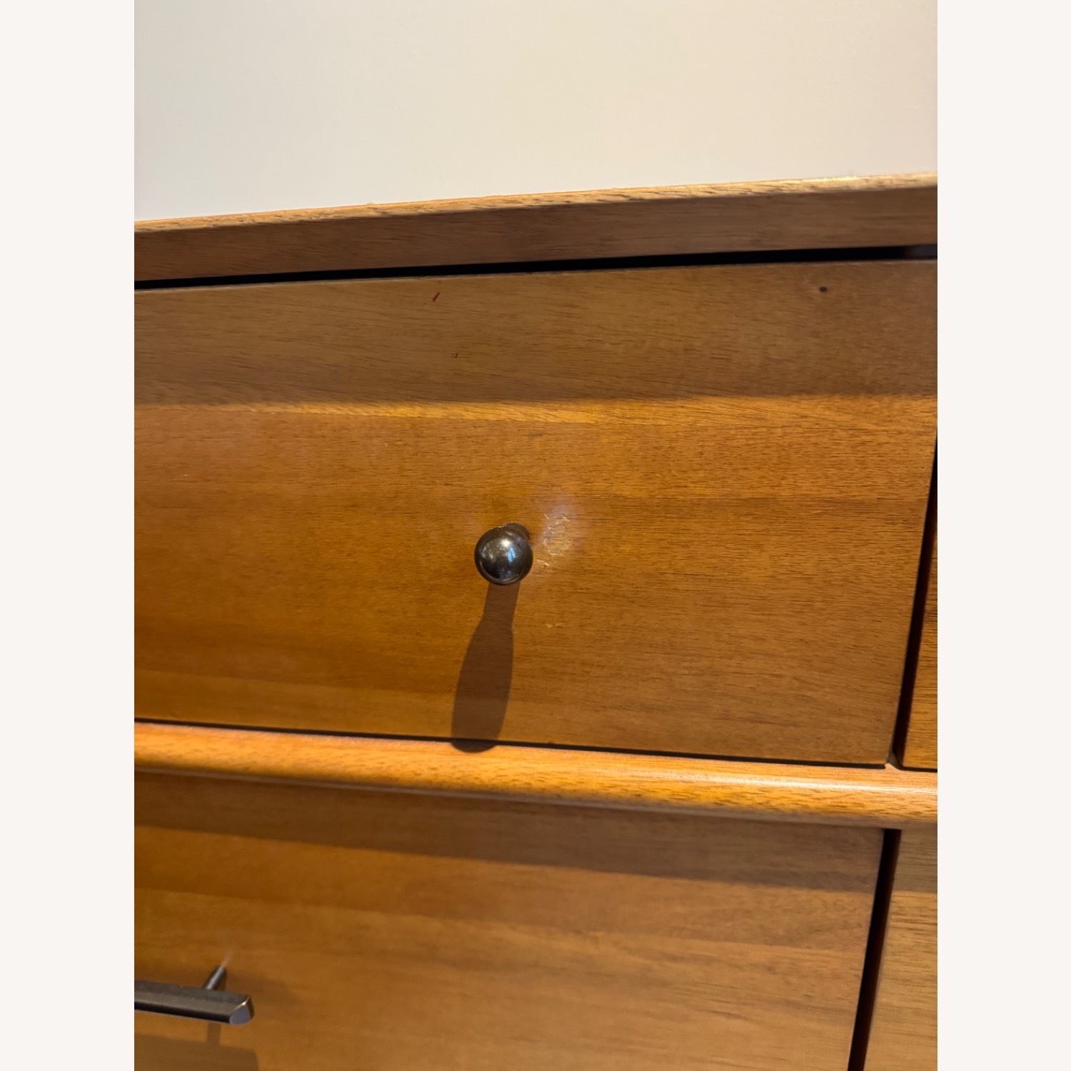 West Elm Mid Century Light Brown Wood Dresser - image-5