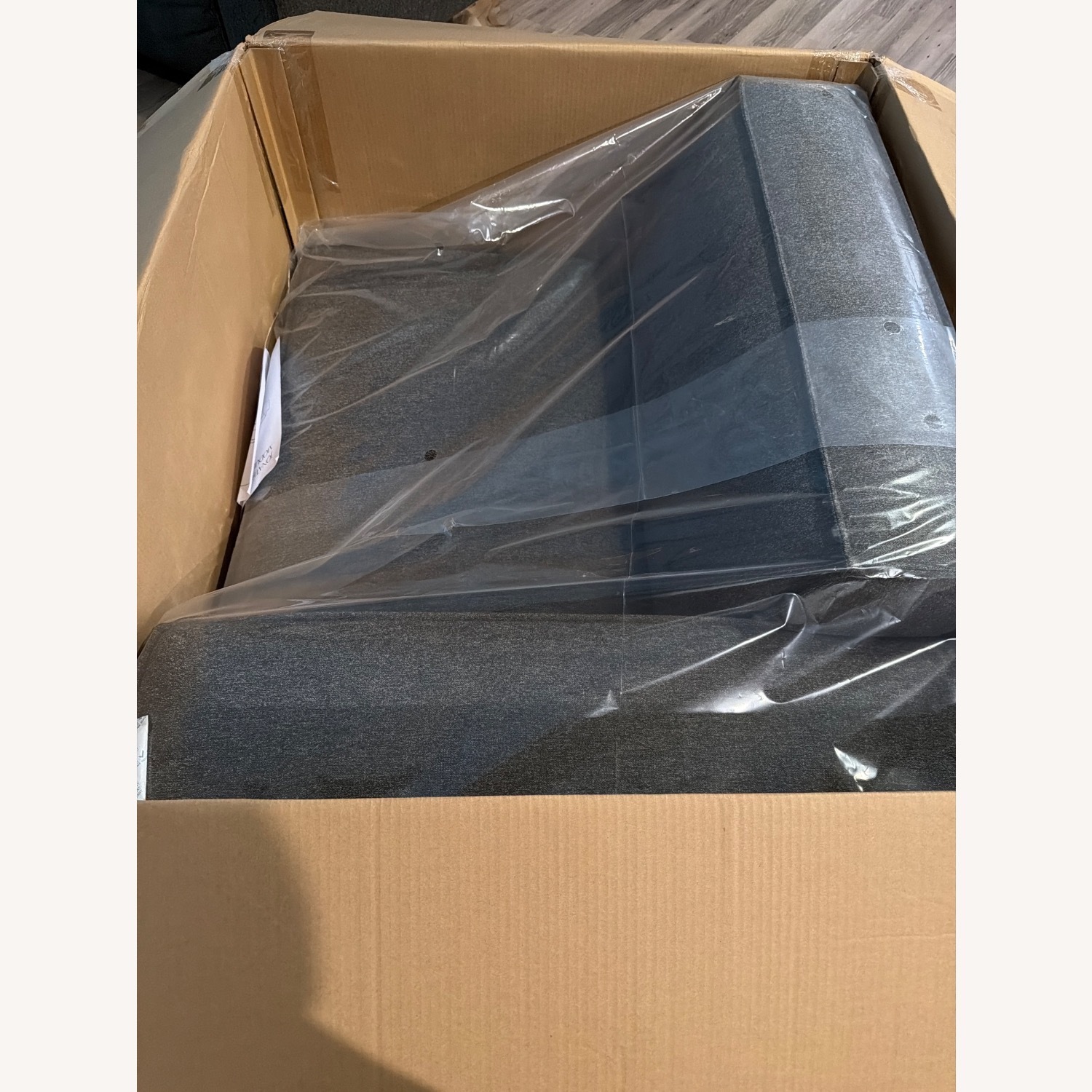 Castlery Johnathan Dark Gray Fabric Armchair - image-2