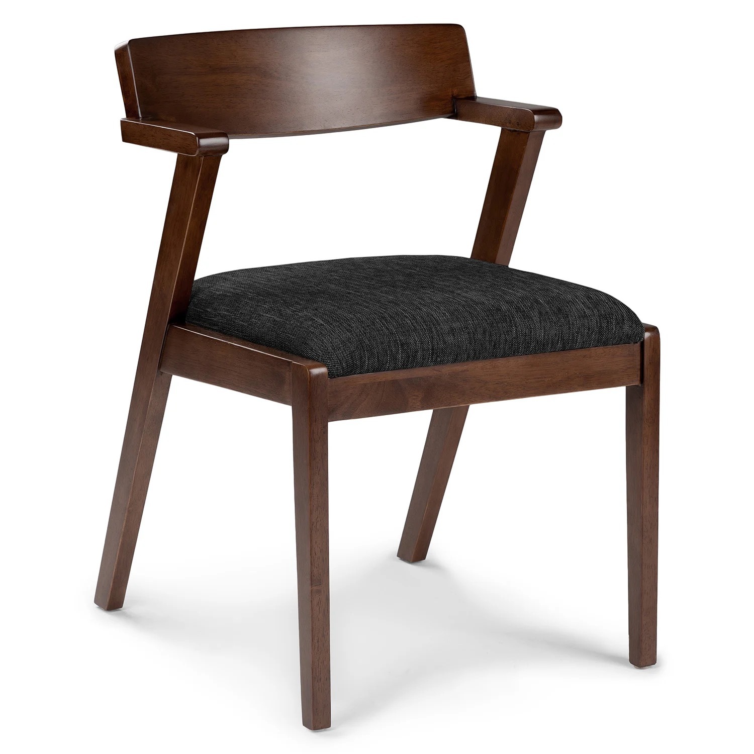 Article Zola Dark Brown Wood Dining Chairs - image-1