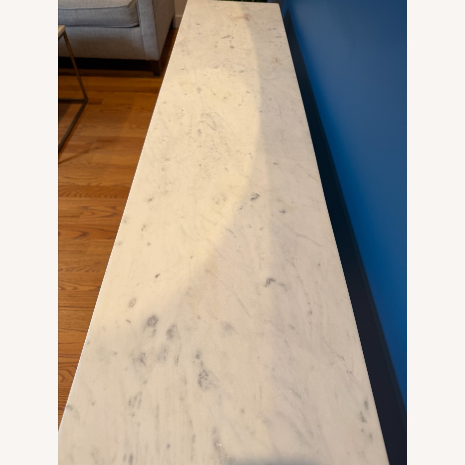 CB2 2-Tone White Marble Sideboard - image-2