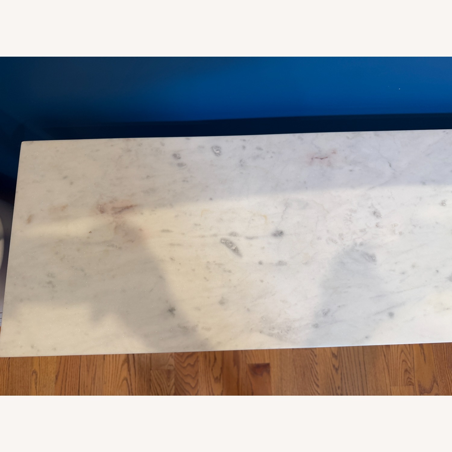 CB2 2-Tone White Marble Sideboard - image-4