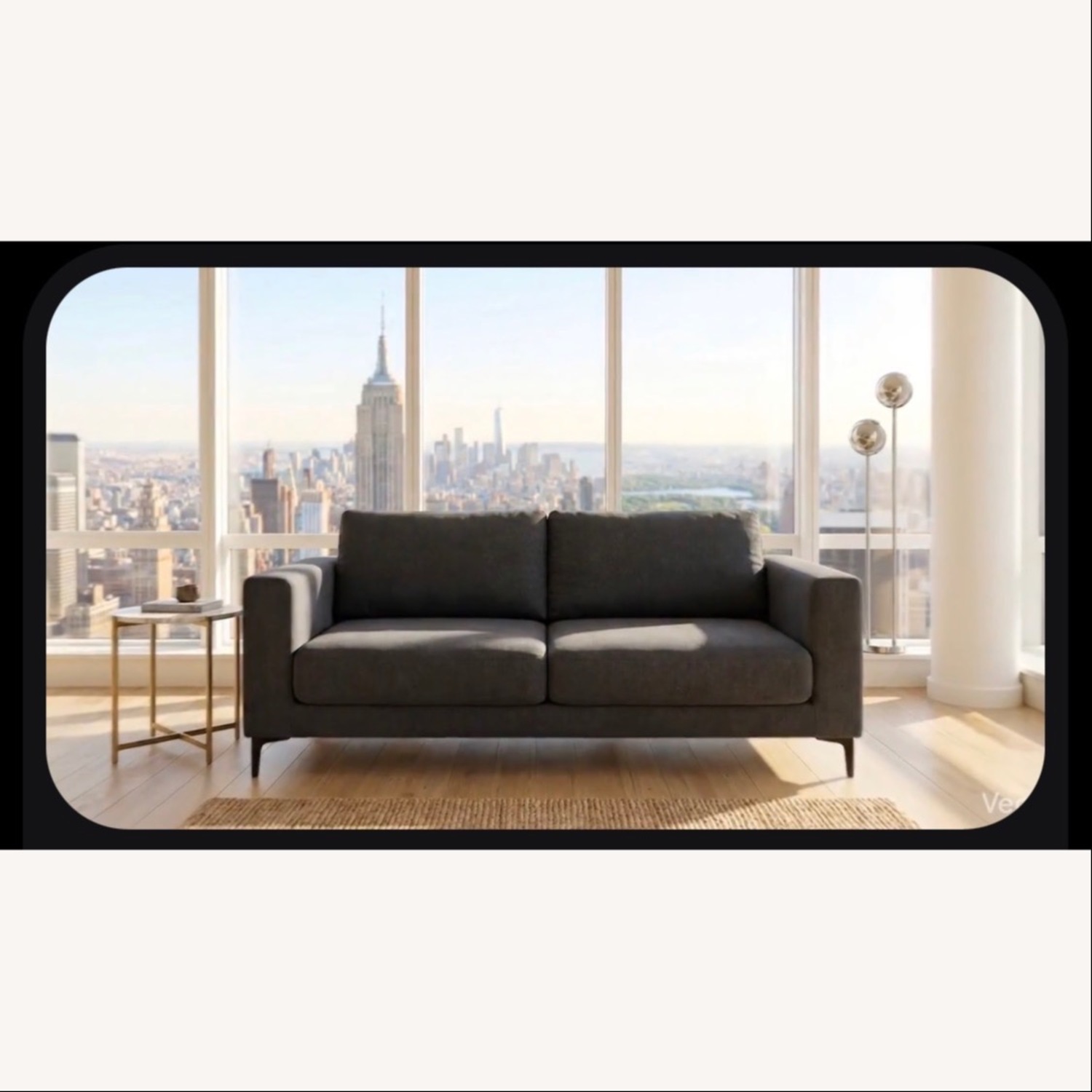 Wayfair Dark Gray Fabric Sleeper Sofa - image-4