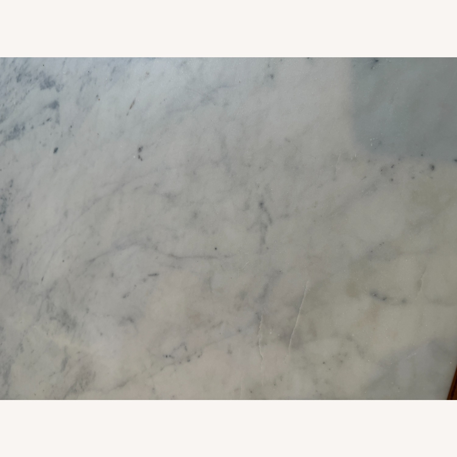 CB2 Two Tone White Marble Coffee Table - image-7