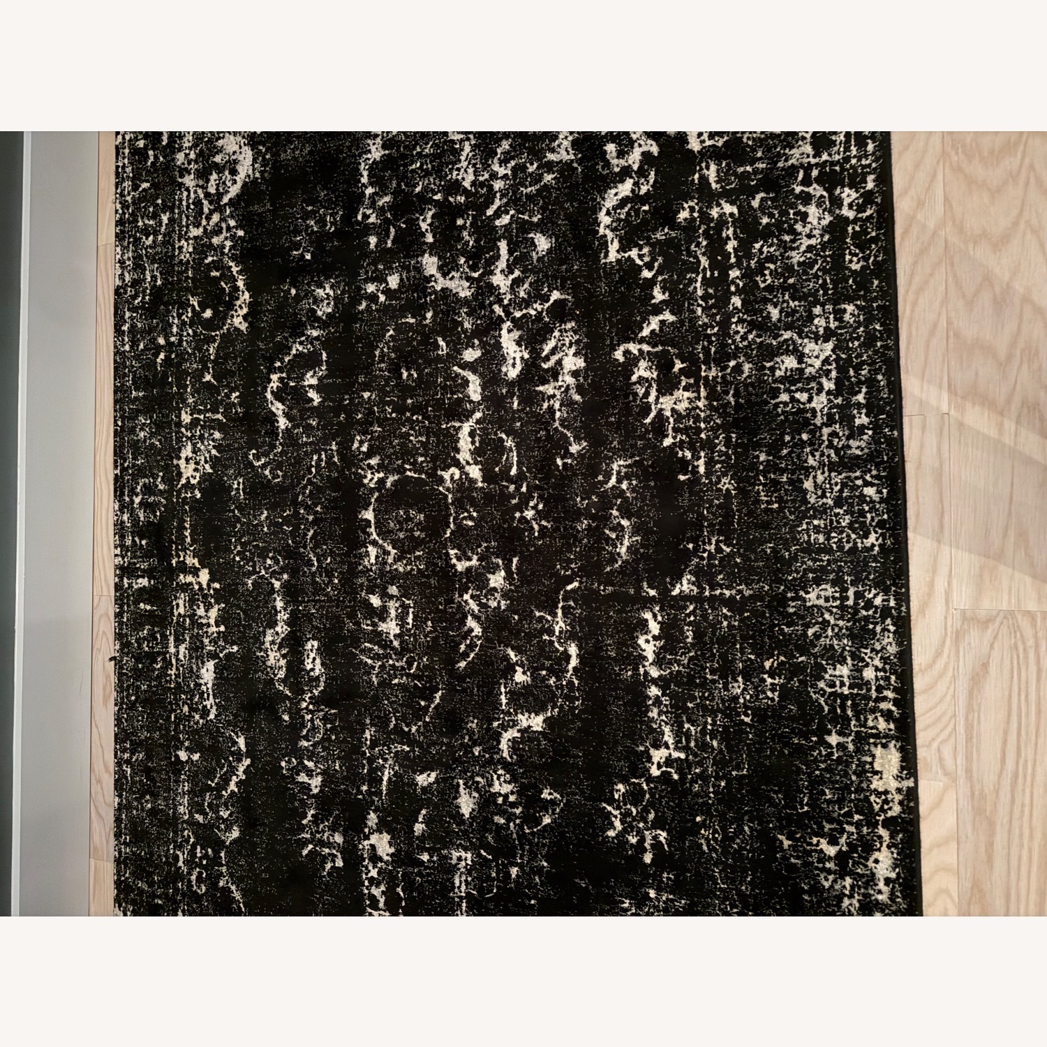 Vintage Persian Rug in Black/Ecru - image-3