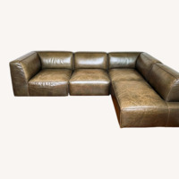 Timothy Oulton 4-piece Leather Sectional