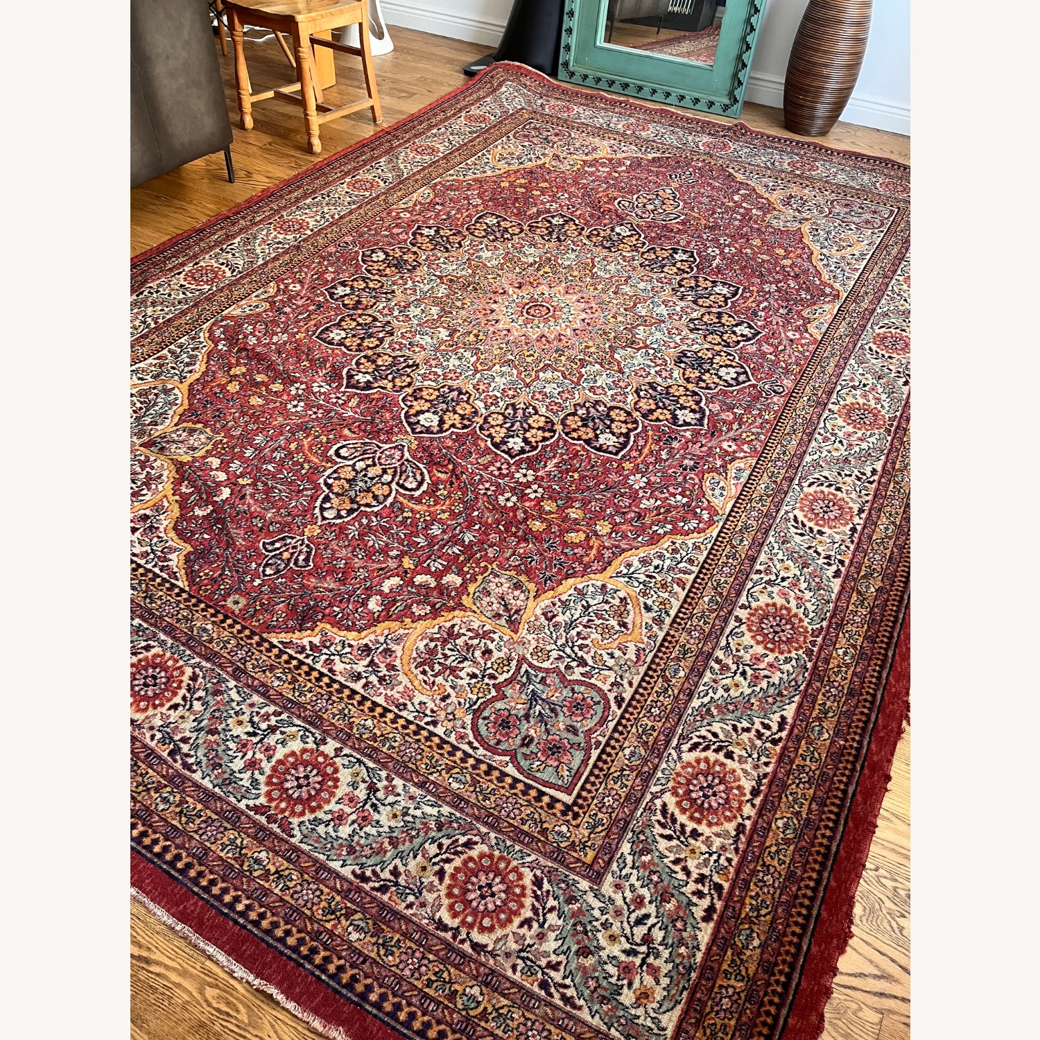 Antique Persian Rug 7.1' x 11.4' - image-3