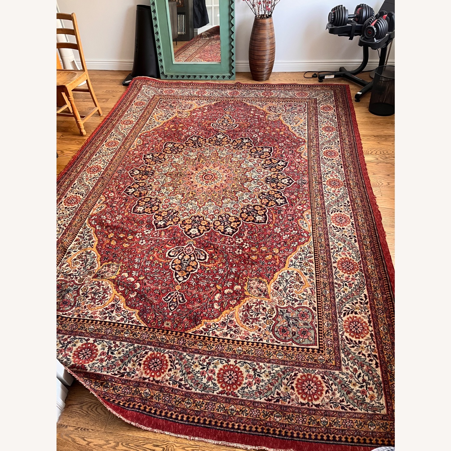 Antique Persian Rug 7.1' x 11.4' - image-4