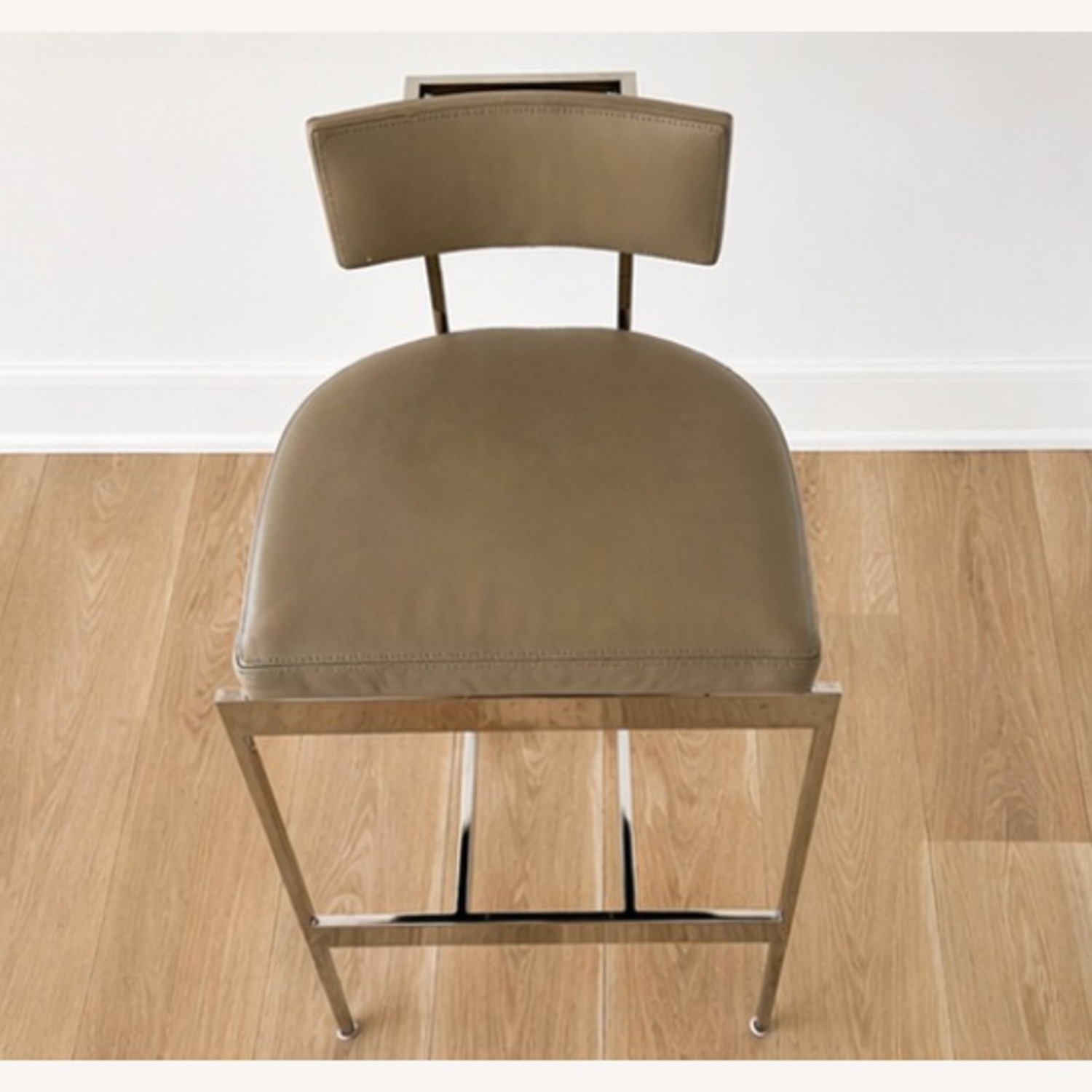 Powell Furniture Natural Stainless Steel Stools - image-3