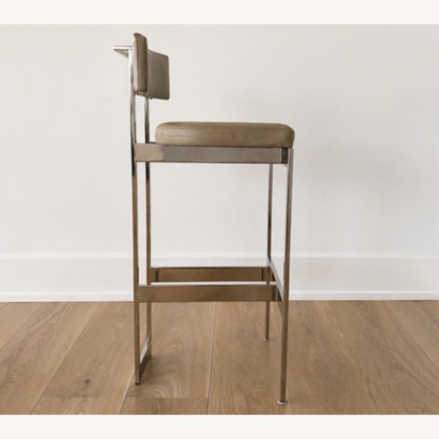 Powell Furniture Natural Stainless Steel Stools - image-4
