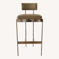 Powell Furniture Natural Stainless Steel Stools