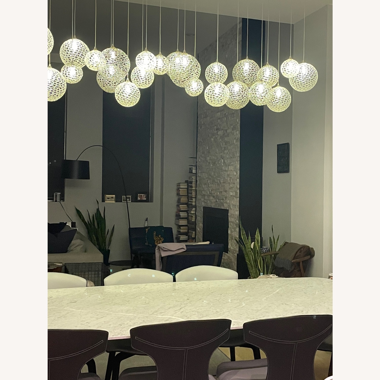 Shakuff Chandelier 25 Handblown Glass Pendants - image-3