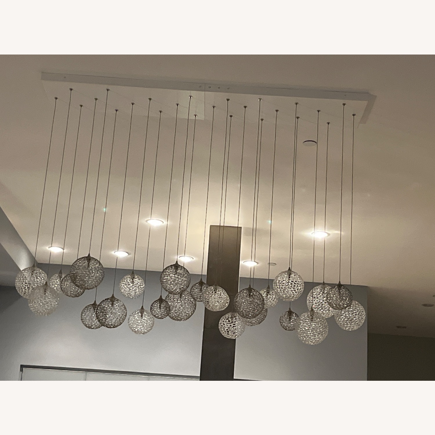 Shakuff Chandelier 25 Handblown Glass Pendants - image-2