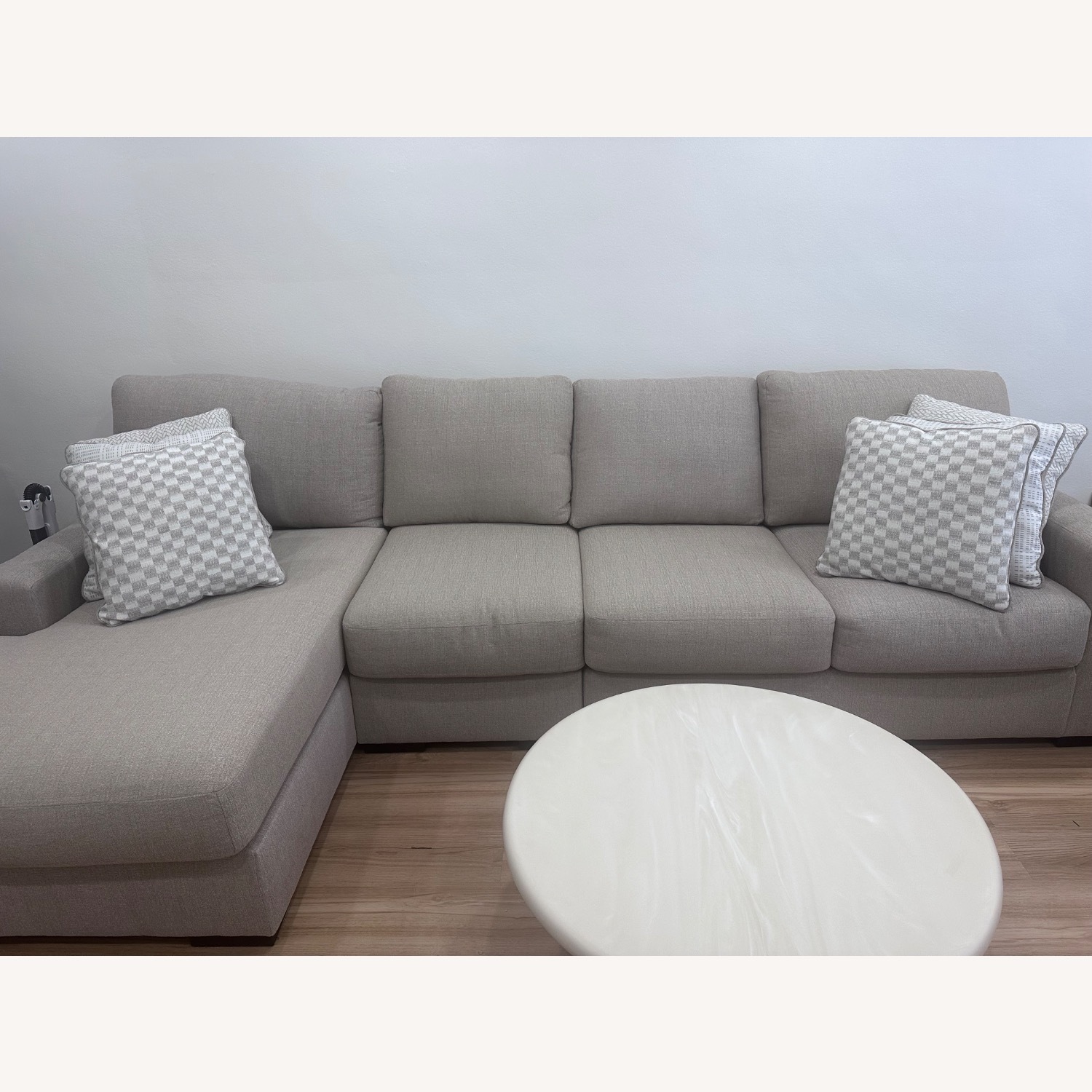 Ashley Larce Natural 3+ Piece Sectional - image-3