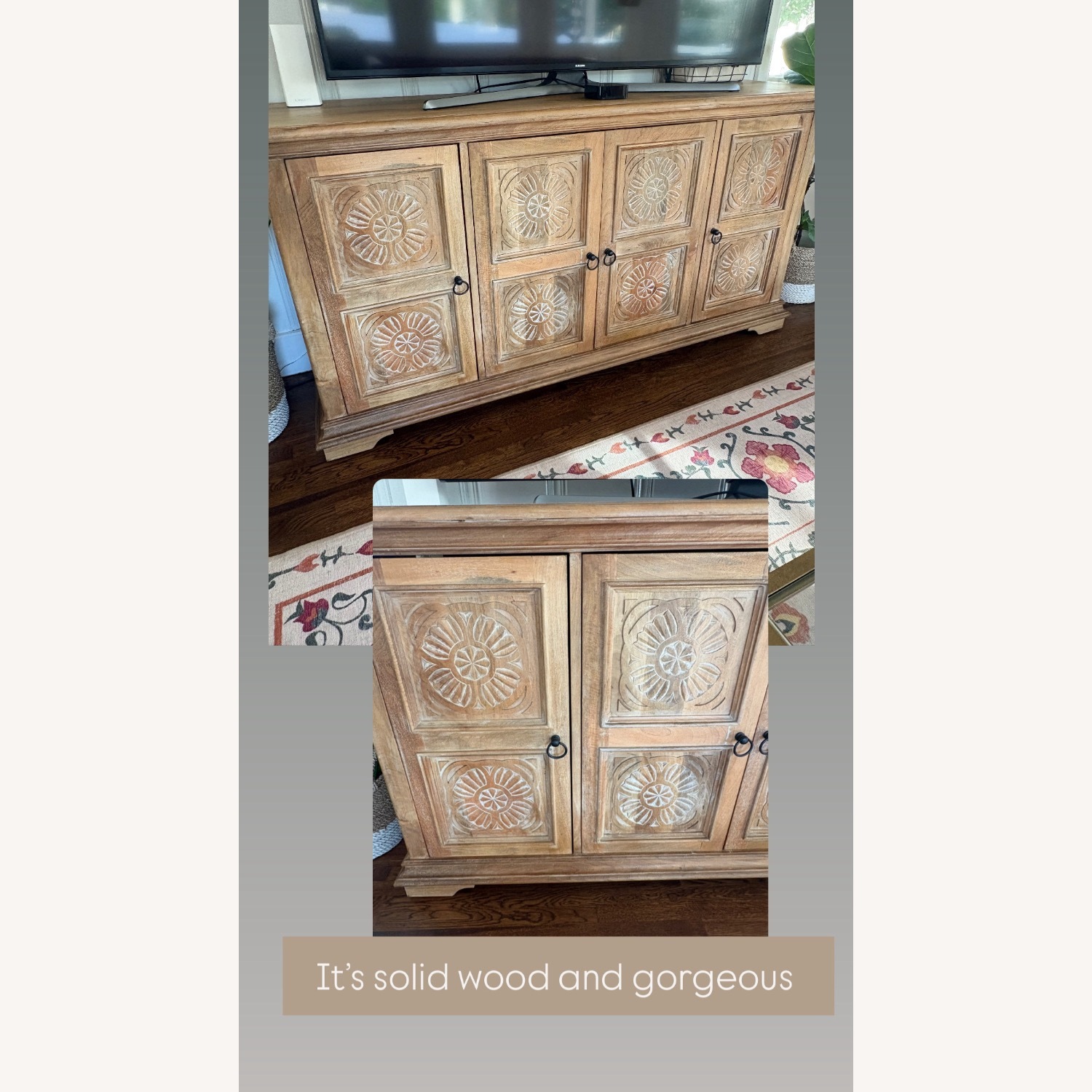 Hooker Furniture Corporation Glen Hurst 68in Entertainment Console - image-3