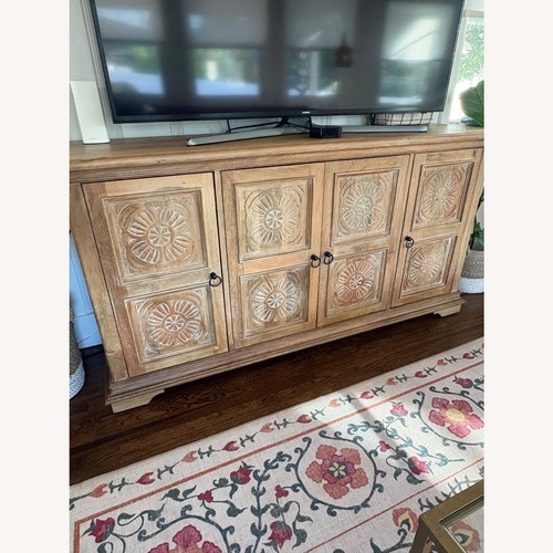 Used Hooker Furniture Corporation Glen Hurst 68in Entertainment Console for sale on AptDeco