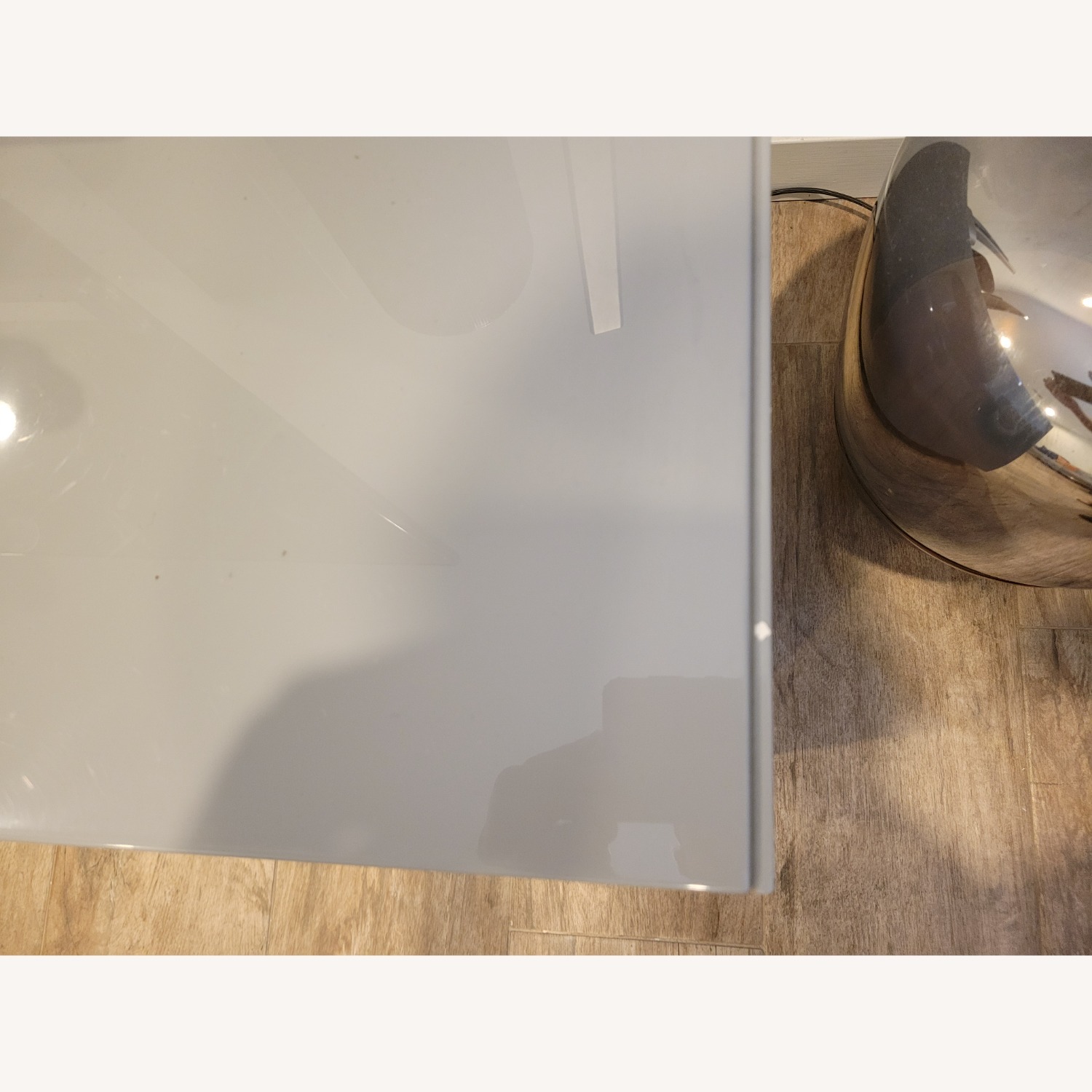 J&M Furniture Light Gray Lacquer Media Storage - image-4