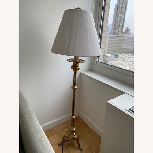 Used English Castle Brass Candle Floor Lamp for sale on AptDeco