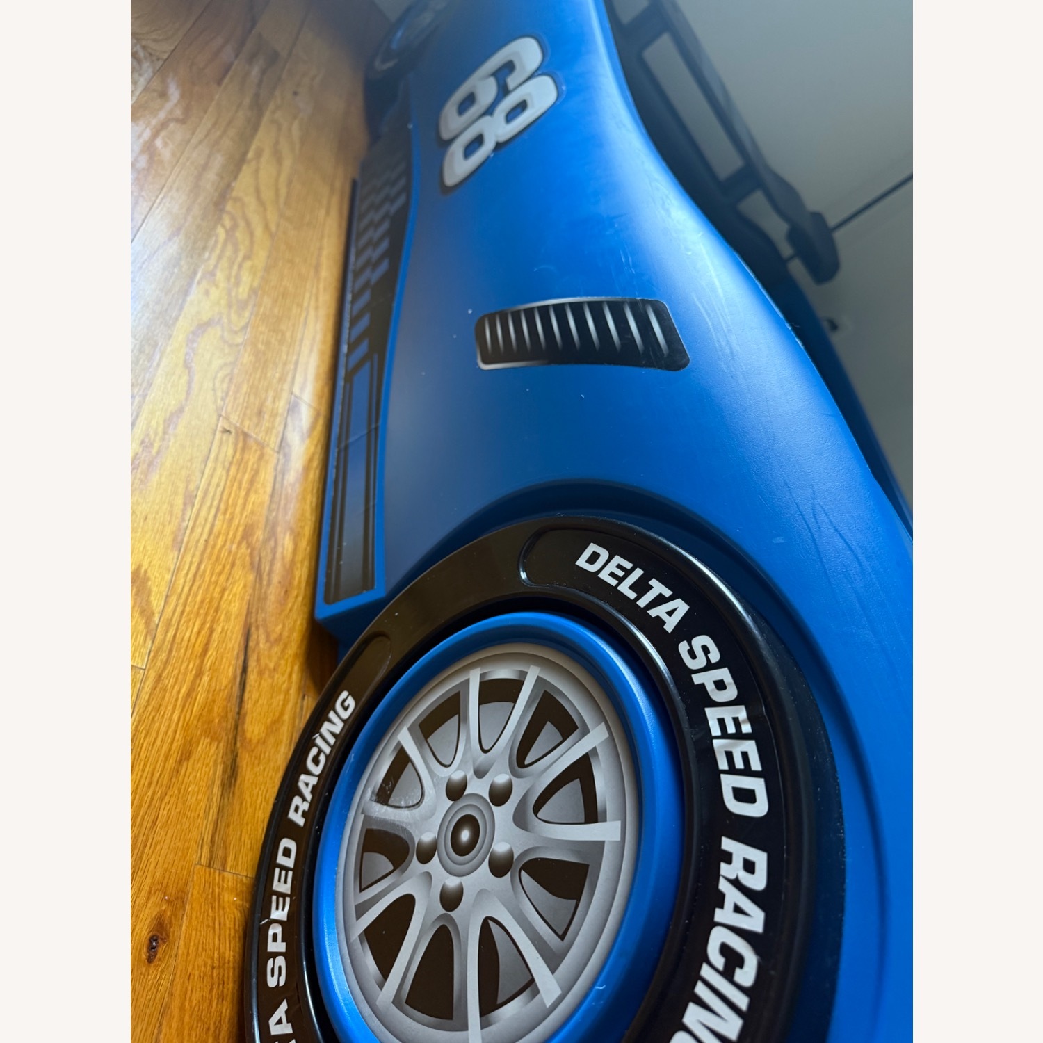 Turbo Race Car Twin Bed Blue - image-3