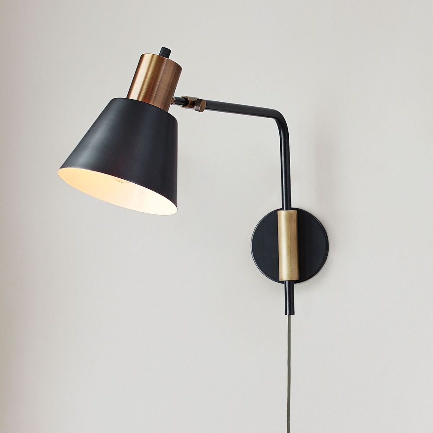 West Elm x Rejuvenation Black Task Lamp - image-5