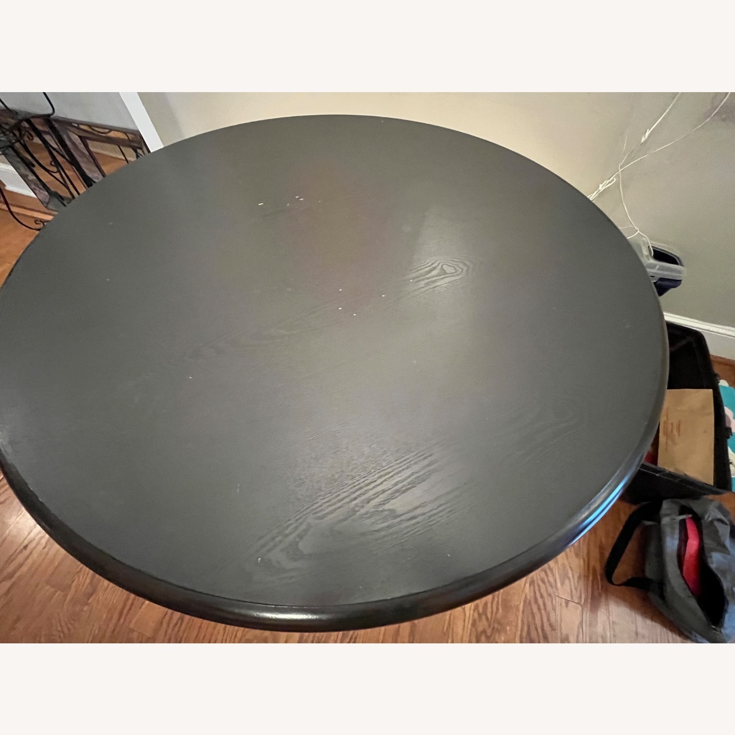 Black Metal Dining Table - image-2