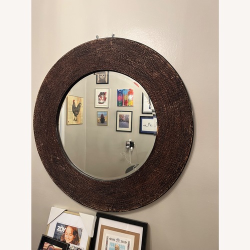 Used Large Round Mirror  for sale on AptDeco