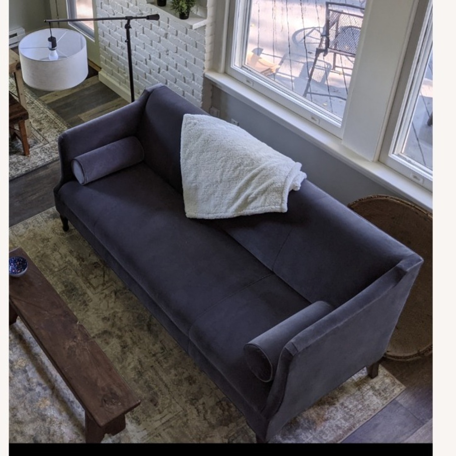 Bennett 80" Velvet Sofa - image-2