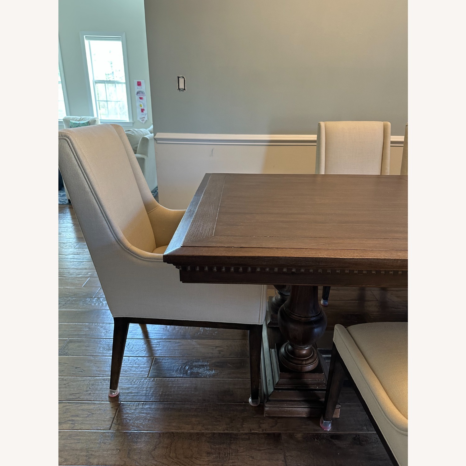 Restoration Hardware Leigh Fabric Dining Chairs - image-2