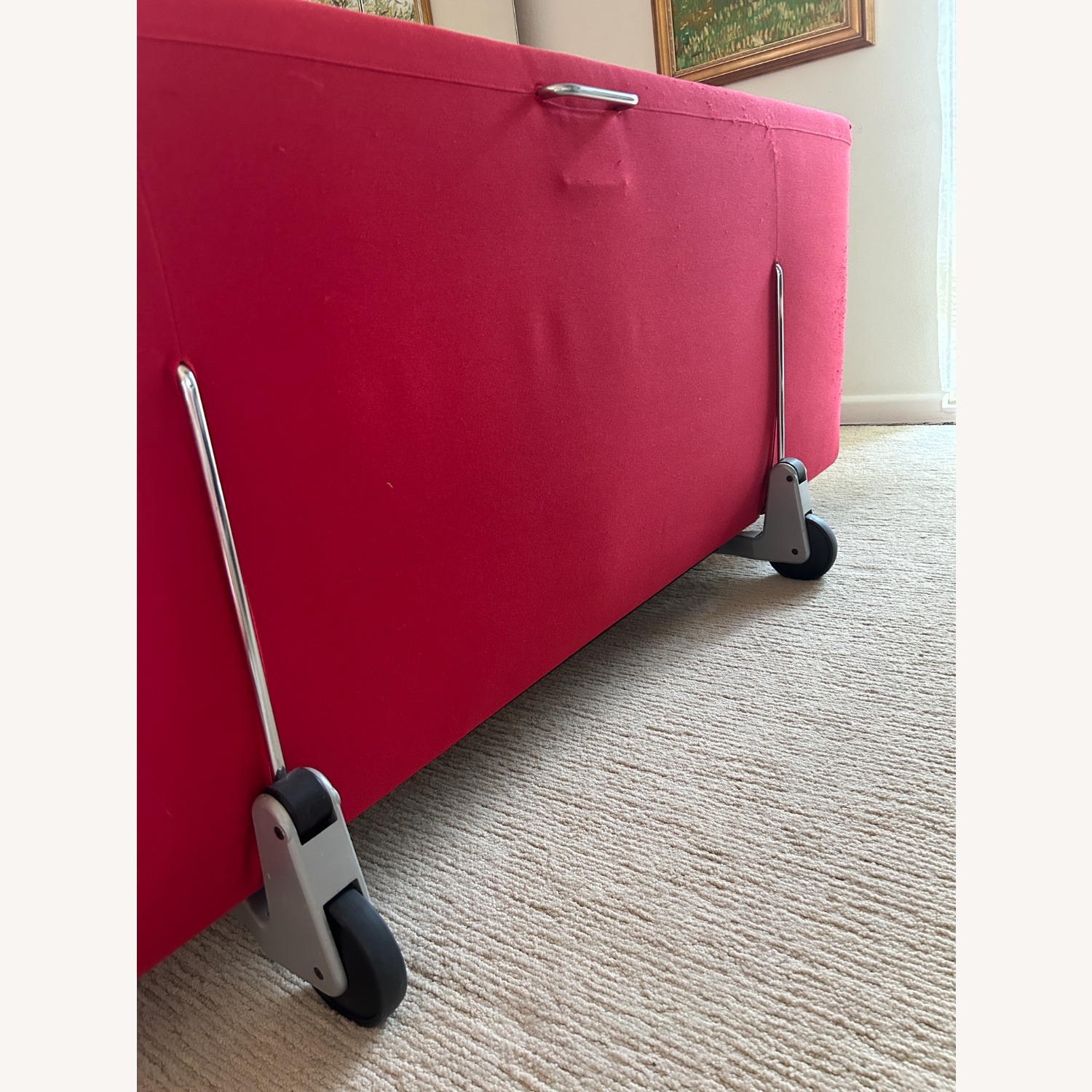 Design Within Reach Red Sleeper Sofa - image-5