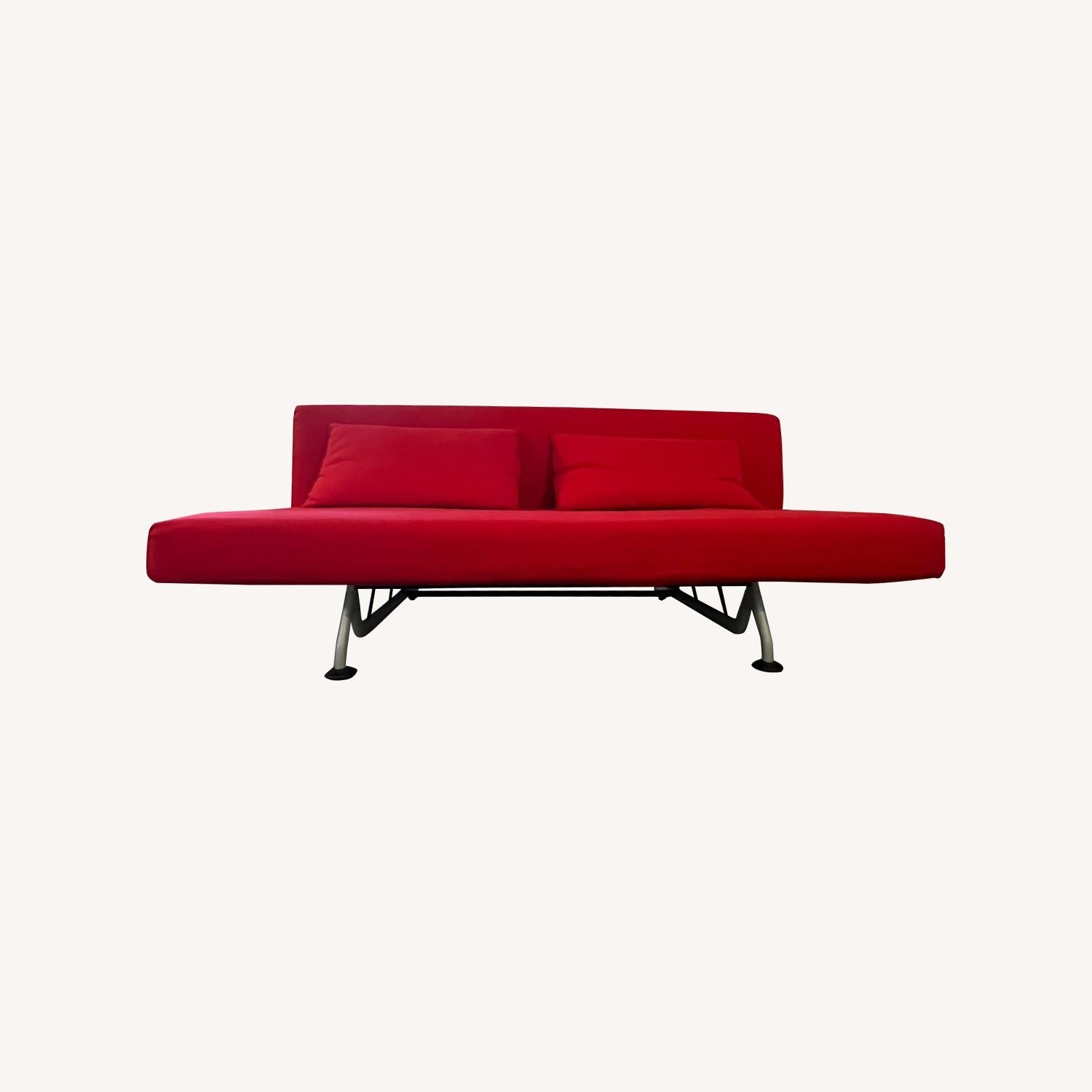 Design Within Reach Red Sleeper Sofa - image-7