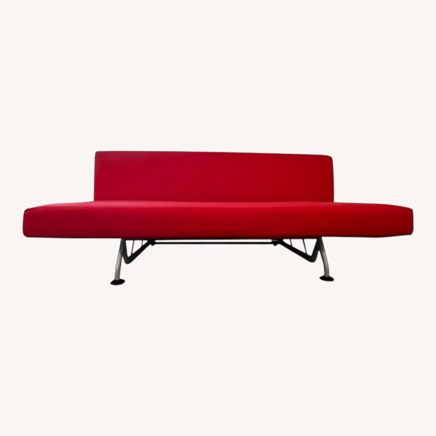 Design Within Reach Red Sleeper Sofa - image-8