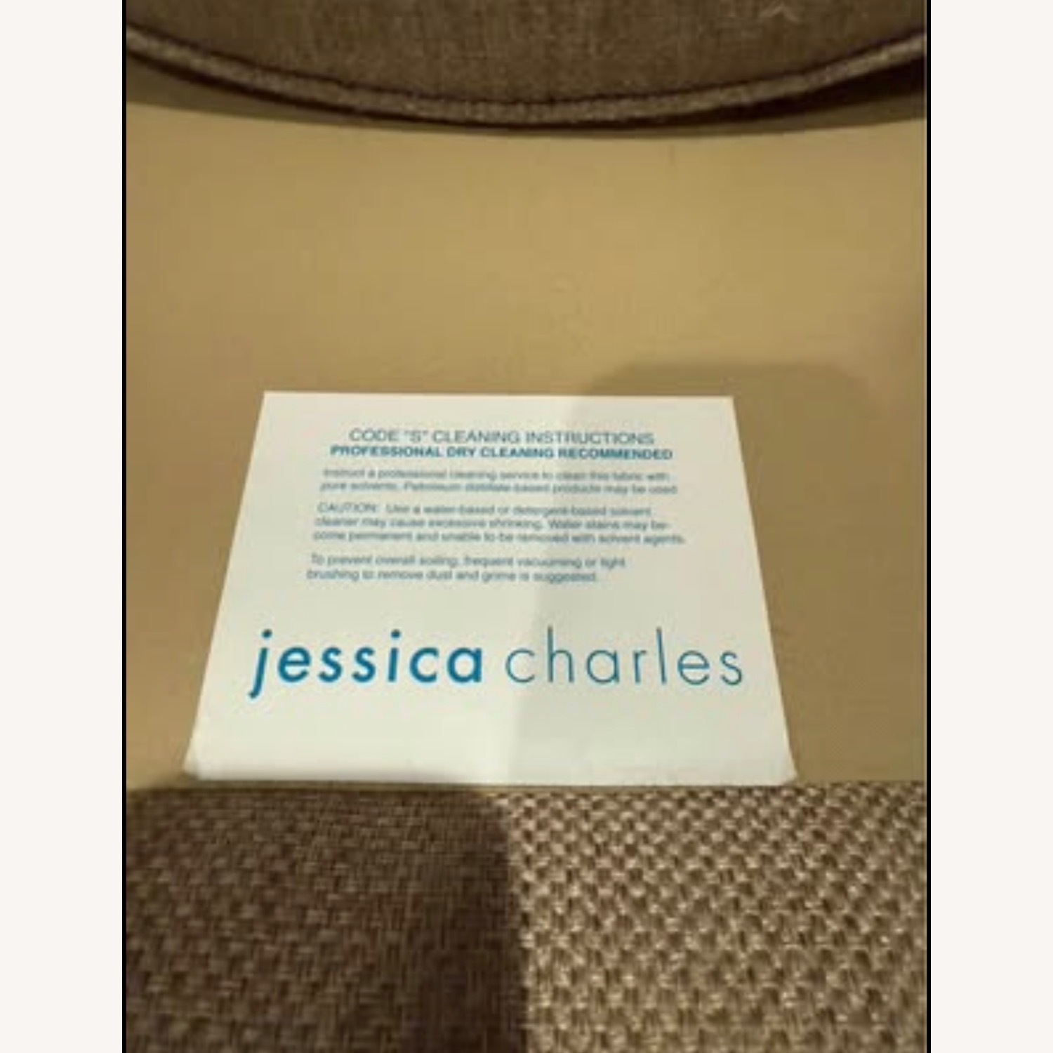 Jessica Charles Natural Fabric Swivel Chair - image-4