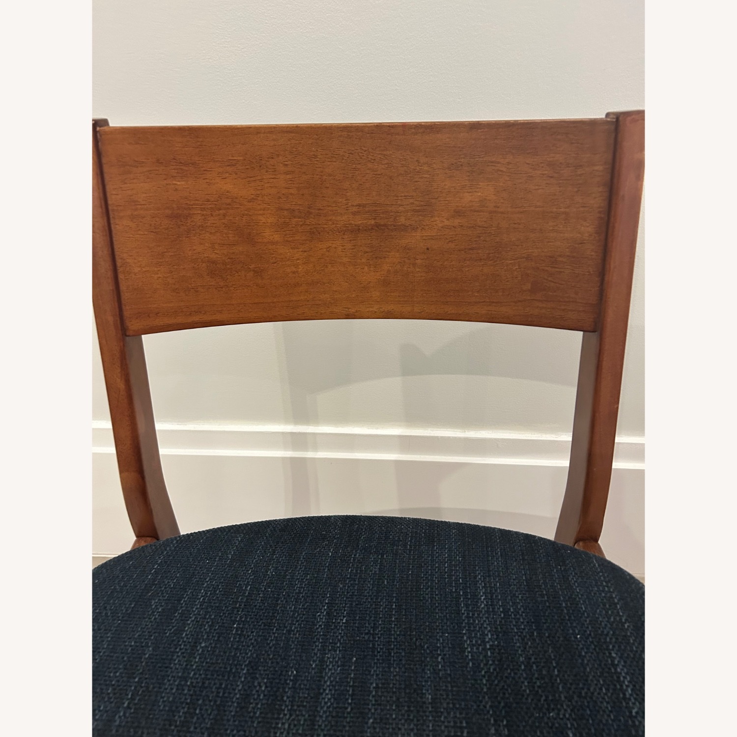 West Elm Baltimore Midnight Blue Wood Dining Chair - image-5