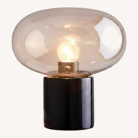 Marble Glass Table Lamp Art Deco Modern