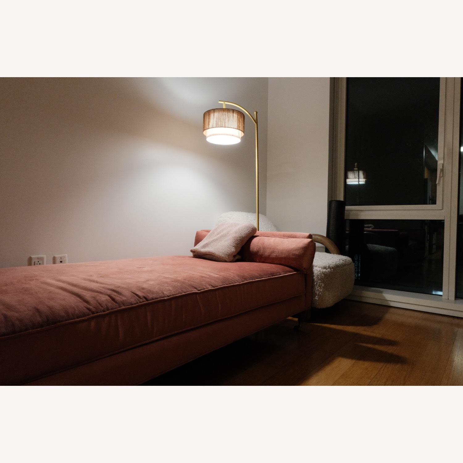 Anthropologie Pink Velvet Daybed - image-4